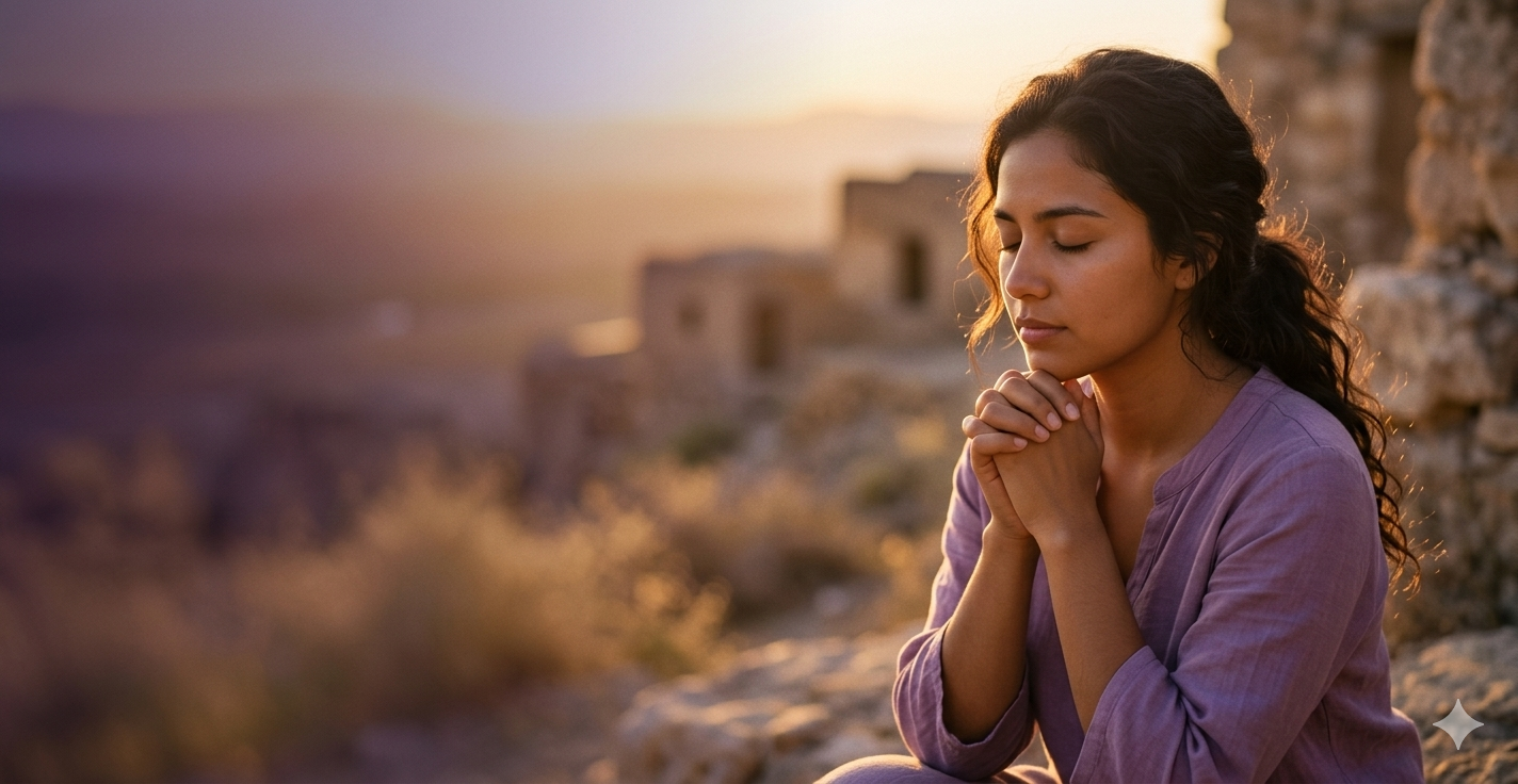 Mujer leyendo la Biblia